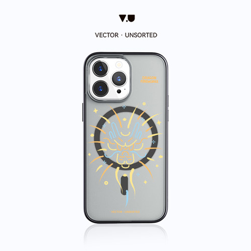 VECTOR UNSORTED龙年烟花iPhone12/13/ 14/15/16/17/Pro/Max原创磨砂透明磁吸防摔手机壳