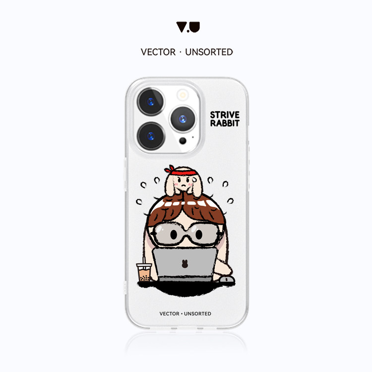 VECTOR UNSORTED奋斗芬迪iPhone12/13/ 14/15/16/Pro/Max原创磨砂透明防摔磁吸手机