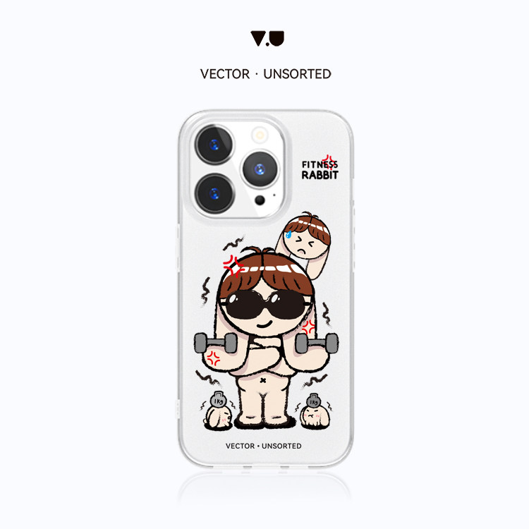 VECTOR UNSORTED强壮芬迪iPhone12/13/ 14/15/16/Pro/Max原创磨砂透明防摔磁吸手机