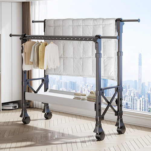 四季沐歌阳台落地晾衣架