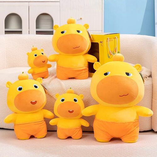 多爱水豚噜噜玩偶公仔陪伴可爱毛绒玩具儿童睡觉抱枕娃娃女礼物