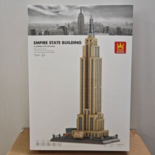 万格建筑系列5212美国纽约帝国大厦小颗粒儿童益智拼装积木玩具