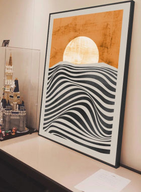 入户玄关摆件家居饰品壁画客厅沙发背景墙装饰画卧室挂画简约现代