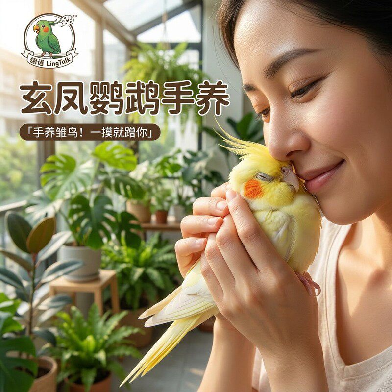 玄凤鹦鹉活鸟幼鸟黄化手养学说话
