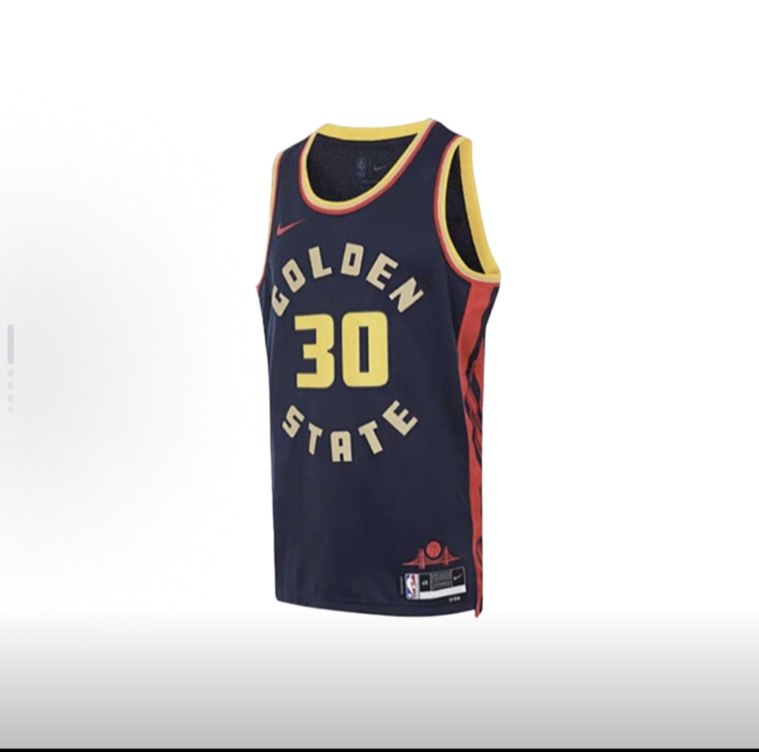 Nike库里金州城市限定勇士队30号球衣FQ4342-422 迪诺仓