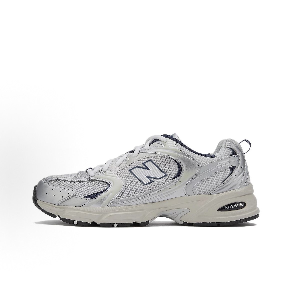 New Balance NB MR530系列银色复古休闲老爹鞋山东22仓,运动鞋new,跑步鞋,淘宝优惠券,粉丝福利购,淘宝优惠卷