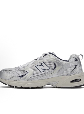 New Balance NB MR530系列银色复古休闲老爹鞋山东22仓