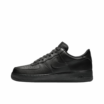 耐克Nike Air Force 1 AF1黑武士低帮板鞋CW2288-001 花牛