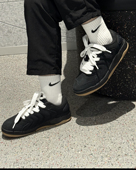 黑色乔治IB3731 Jordan 001 舒适百搭板鞋 男款 Session 皮革