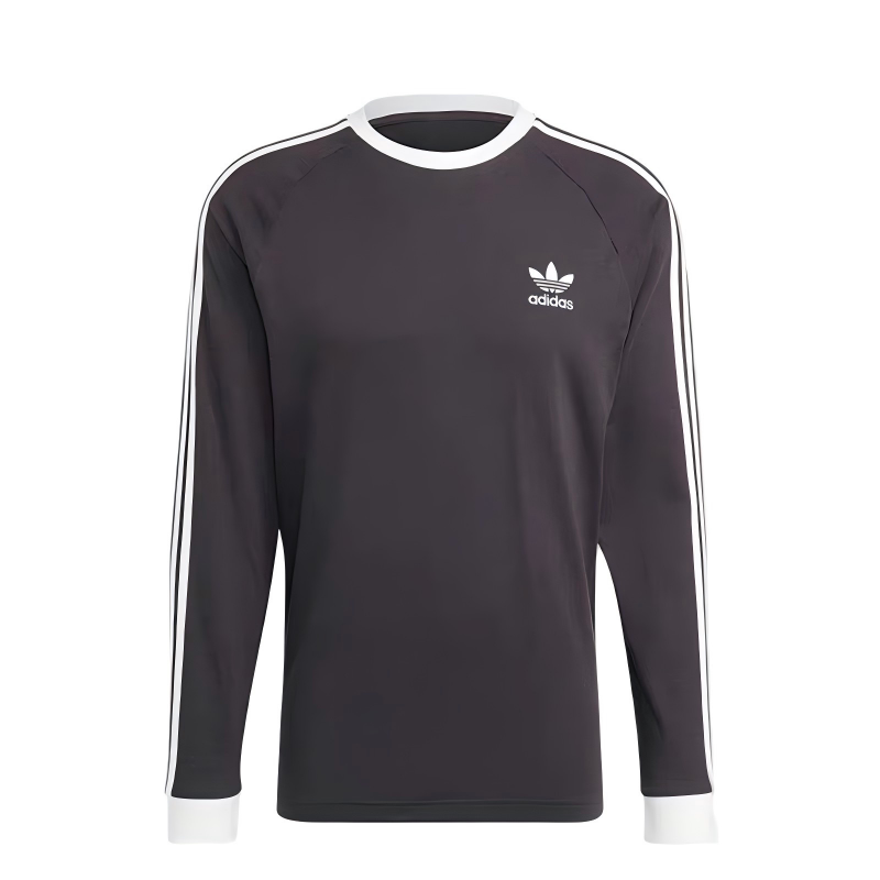 Adidas阿迪达斯三叶草男新纯棉运动套头圆领长袖T恤IA4877 QS仓