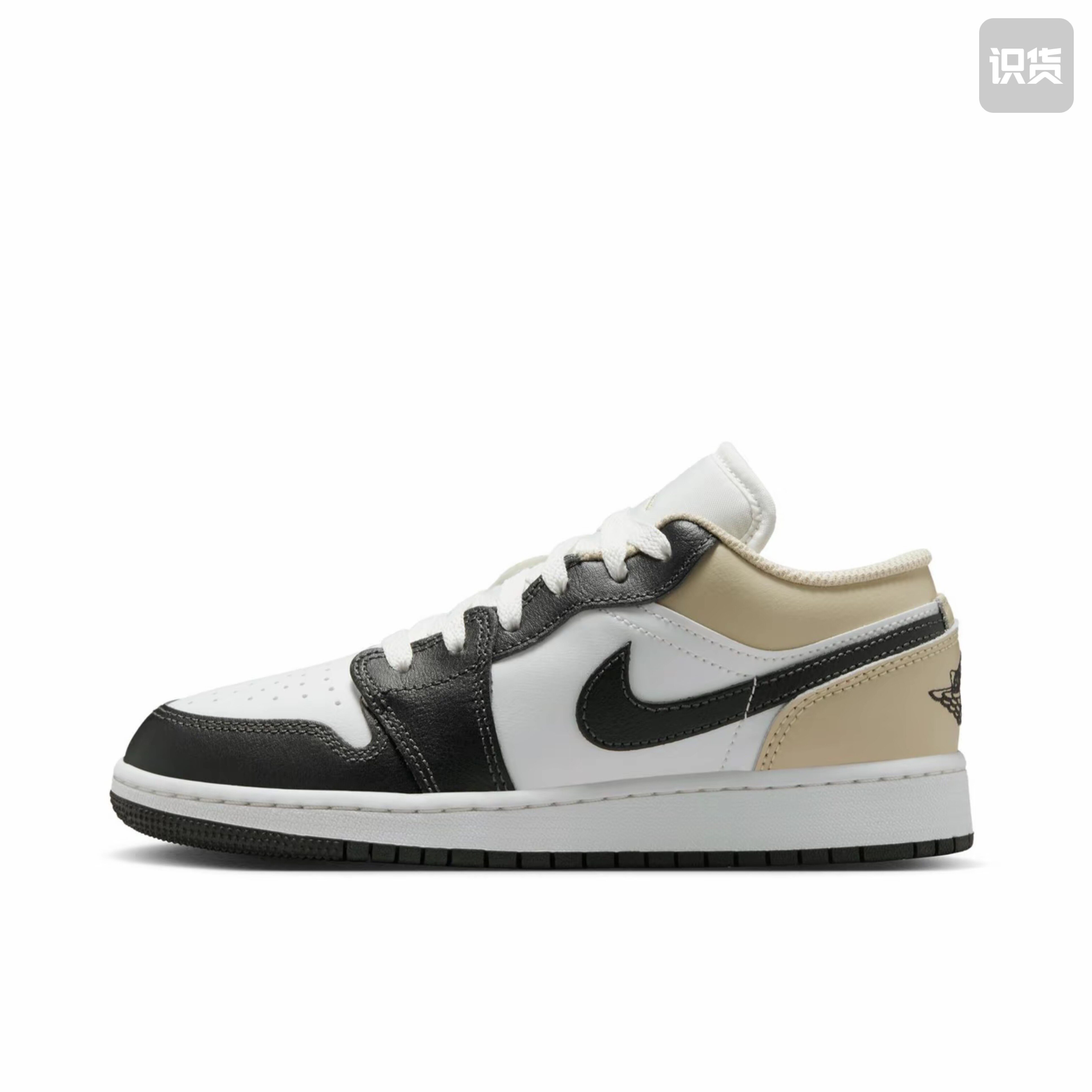 耐克Air Jordan 1 Low AJ1黑白棕低帮篮球鞋553560-153 山东27仓