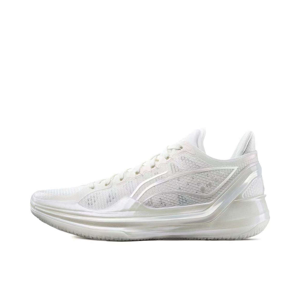 LiNing李宁 利刃4V2 白珍珠 䨻科技 稳定 低帮篮球鞋 男款 白曾仓