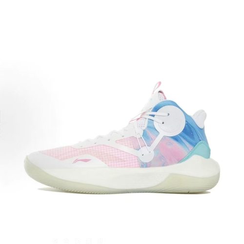 LiNing李宁 音速 9 Team 防滑耐磨回弹 中帮 篮球鞋ABAS107-1哒哒