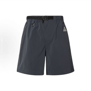 Nike ACG系列 纯色松紧徒步宽松休闲短裤 男款 闪电蓝 BCL仓