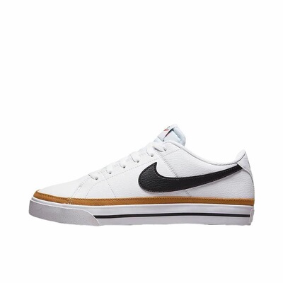 耐克Nike二层牛皮低帮板鞋女款白黑DH3161-100YD仓