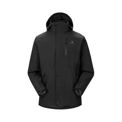 Camel/骆驼 可拆卸抓绒内胆三合一硬壳冲锋衣 AD12263514X QS