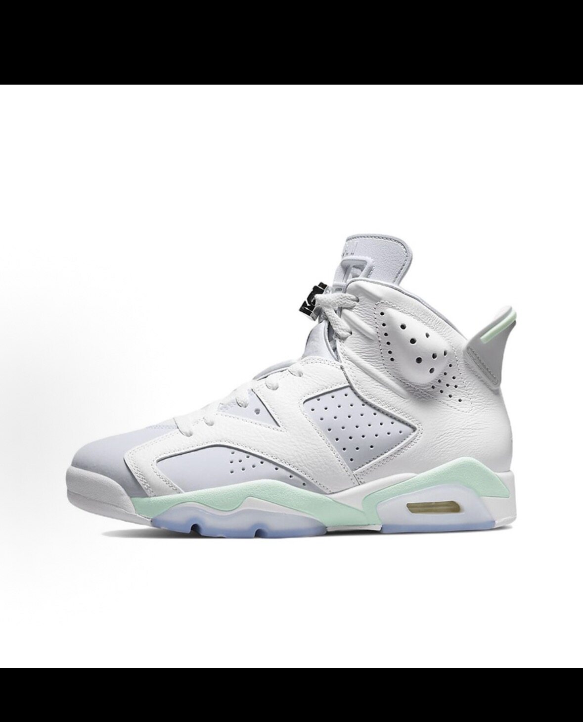 耐克Air Jordan 6 Retro AJ6白灰绿薄荷女子篮球鞋DQ4914-103丁浩