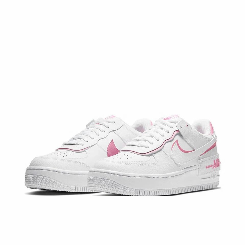 Nike Air Force 1 Shadow AF1粉白女款板鞋CI0919-102山东27仓,运动鞋new,板鞋,淘宝优惠券,粉丝福利购,淘宝优惠卷
