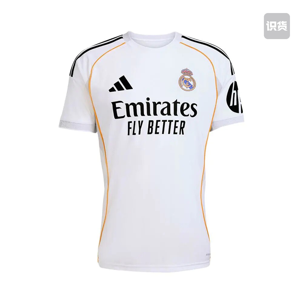 Adidas 2526赛季皇马主场球衣足球服JJ1931 QS仓