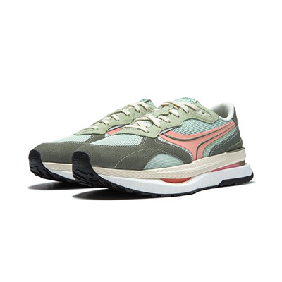 李宁正品征荣 M1000男女时尚轻量系带休闲鞋AGCU073-13湖北48仓