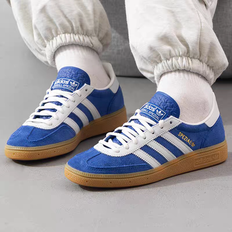 adidas originals蓝色男女防滑耐磨低帮T头板鞋JP5278 QS仓