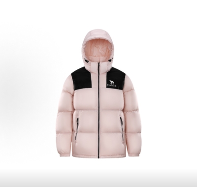 CAMEL骆驼小太阳石墨烯自发热秋冬加厚防寒蓬松羽绒服 漯河仓