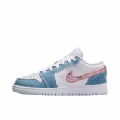 Air AJ1白蓝红复古篮球鞋 Jordan Nike Low 武汉4仓 极速发货
