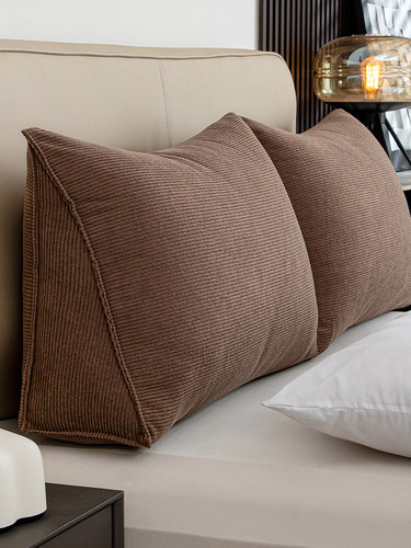 床头护腰靠枕三角靠枕床头靠背沙发飘窗护腰抱枕靠枕床上靠背垫新