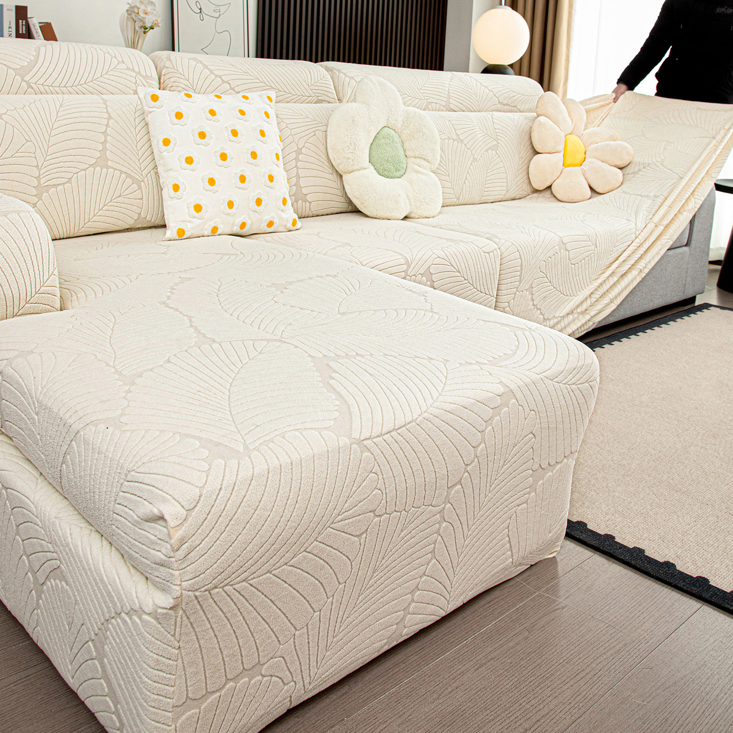 新款弹力沙发垫防滑坐垫盖布简约防猫抓沙发套罩万能四季通用2026,居家布艺,沙发套,淘宝优惠券,粉丝福利购,淘宝优惠卷