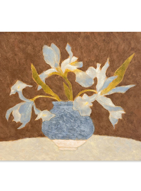 【特惠捡漏】插画师Kits复刻艺术版画高级感中古法式花卉装饰画芯