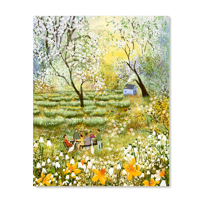 【特惠捡漏】插画师Laivi Poder复刻艺术版画治愈系田园装饰画芯