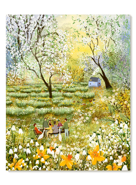 【特惠捡漏】插画师Laivi Poder复刻艺术版画治愈系田园装饰画芯