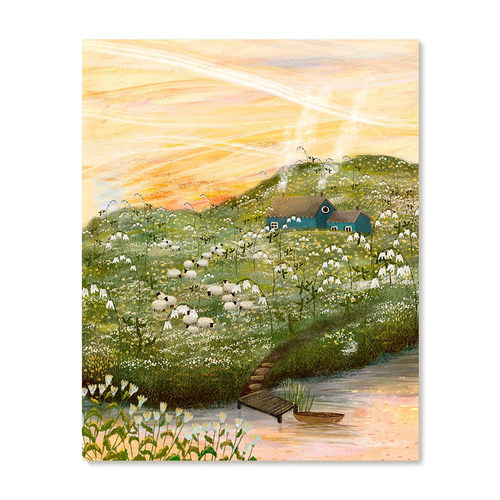 【特惠捡漏】插画师Laivi Poder复刻艺术版画治愈系田园装饰画芯