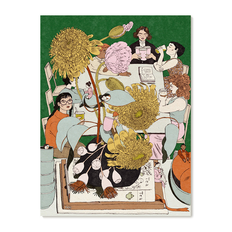 【特惠捡漏】插画师Karlotta Freier高级感漫画复刻艺术装饰画芯