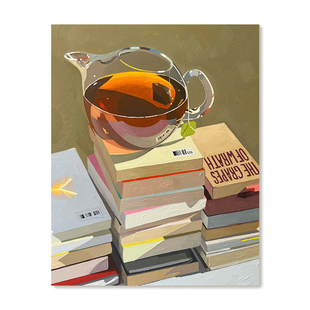 【特惠捡漏】画家Leah Gardner复刻艺术版画治愈书房静物装饰画芯