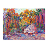 特惠捡漏 Erin Hanson油画家复刻艺术版 画印象派风景装 饰画芯