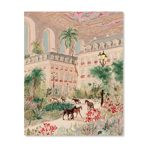 【绝美！Yukiko新款合集】法式中古风装饰画芯轻奢复古挂画马插画