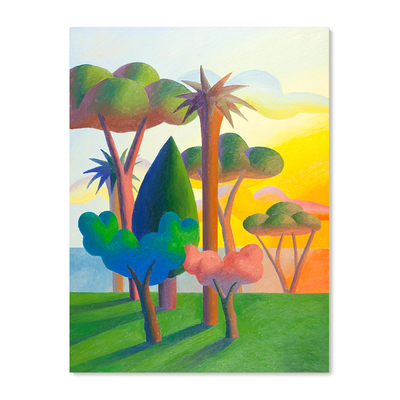 【特惠捡漏】Salvo复刻艺术品挂画大气创意个性夕阳风景装饰画芯