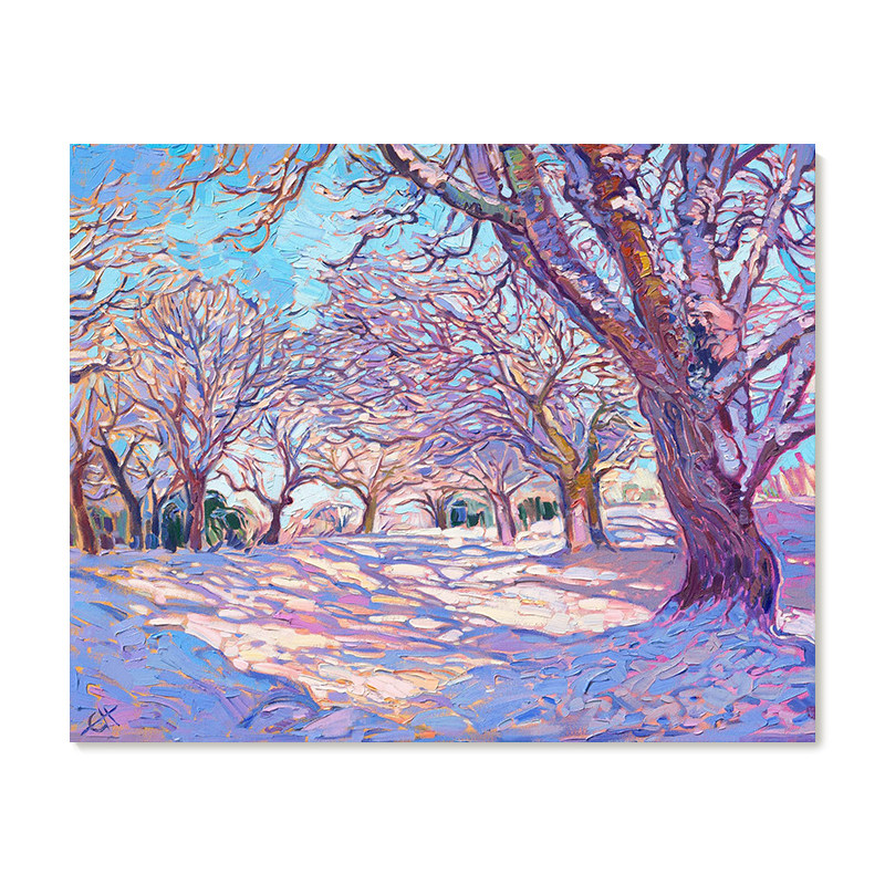 【特惠捡漏】Erin Hanson油画家复刻艺术版画印象派风景装饰画芯