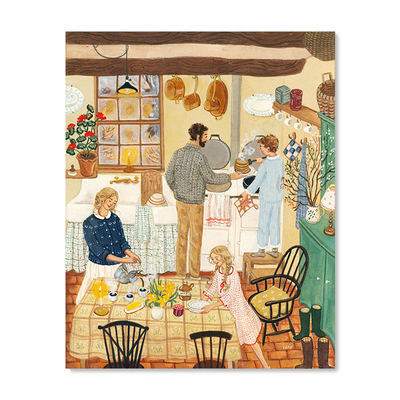 【特惠捡漏】插画师Lore Pemberton复刻艺术版画治愈亲子装饰画芯