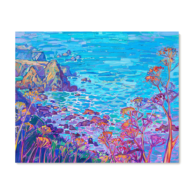 【特惠捡漏】Erin Hanson油画家复刻艺术版画印象派风景装饰画芯