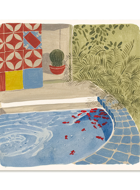 【捡漏合集】插画师Yukiko Noritake复刻艺术版画治愈系装饰画芯