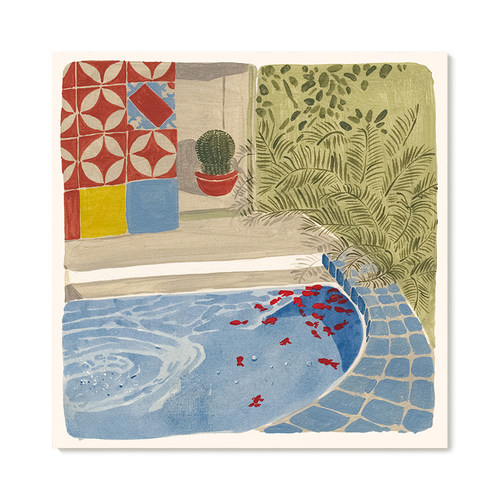 【捡漏合集】插画师Yukiko Noritake复刻艺术版画治愈系装饰画芯