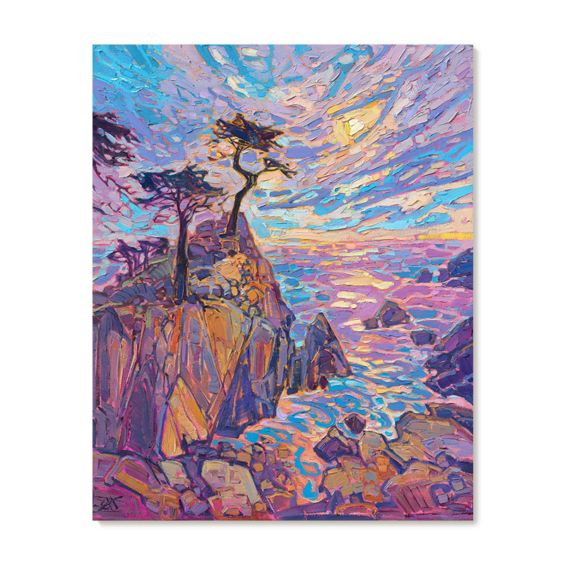 【特惠捡漏】Erin Hanson油画家复刻艺术版画印象派风景装饰画芯