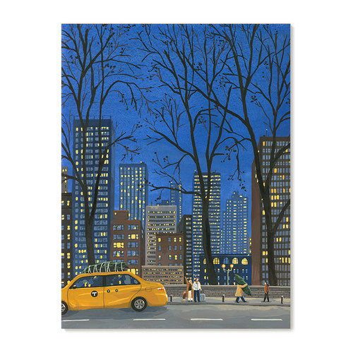 【捡漏合集】插画师Seula Yi复刻艺术版画治愈系城市夜景装饰画芯