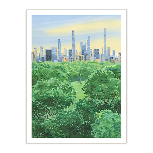 【特惠捡漏】插画师Seula Yi复刻艺术版画治愈系城市风景装饰画芯