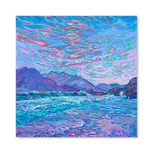 特惠捡漏 Erin Hanson油画家复刻艺术版 画印象派风景装 饰画芯