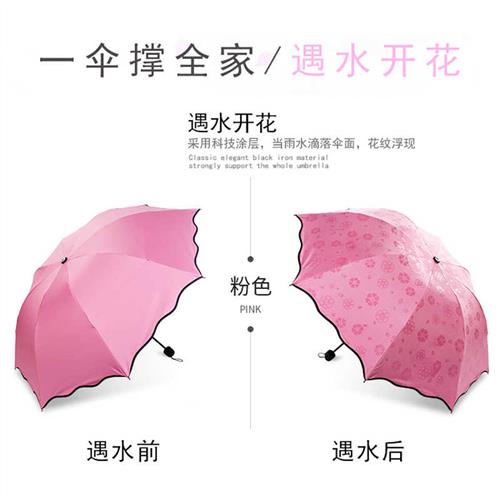 三折叠黑胶太阳伞遮阳防晒防寒防紫外线全身雨伞女士个性创意雨衣