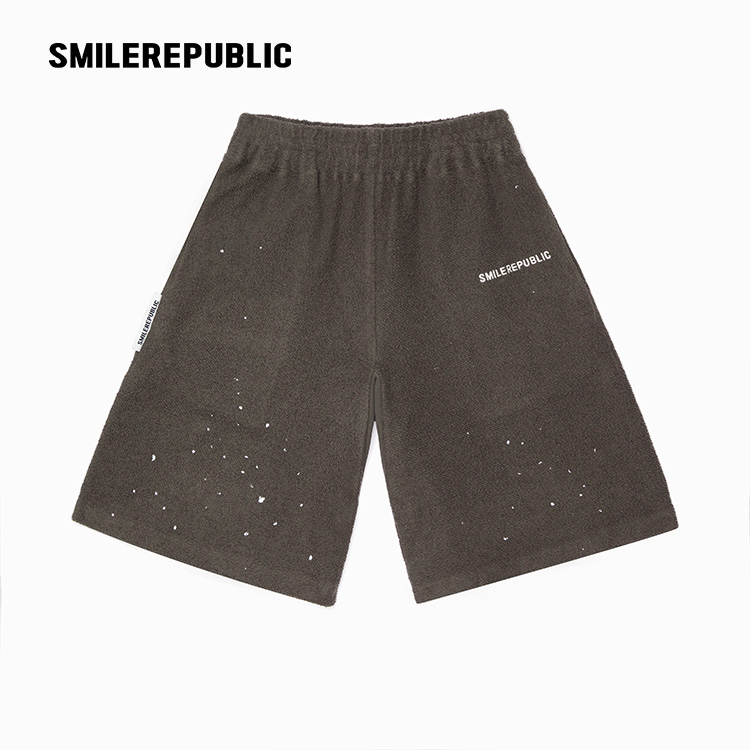 smilerepublic泼墨宽松休闲短裤