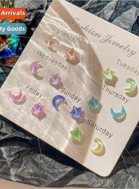 New niche small fresh fairy earrings super flash to raise ea